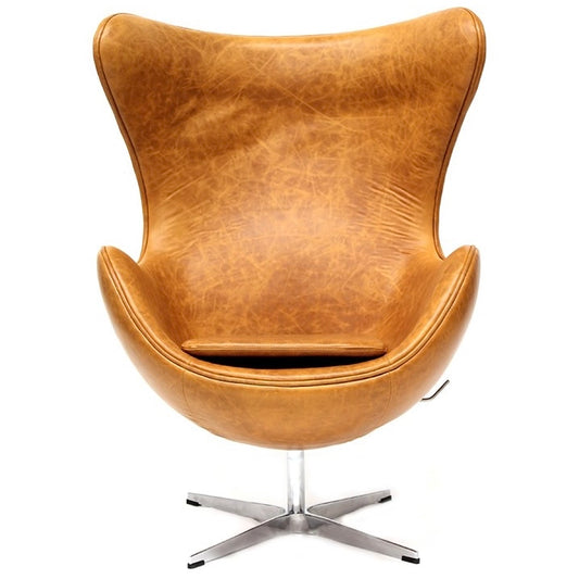 Sillon Egg Piel - Camel