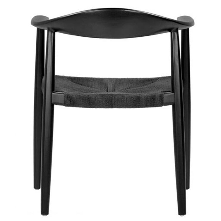 Silla Bangkok Asiento Tejido - Negro