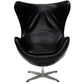 Sillon Egg Piel - Negro