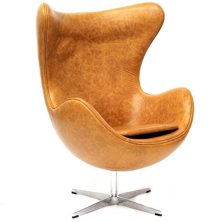 Sillon Egg Piel - Camel