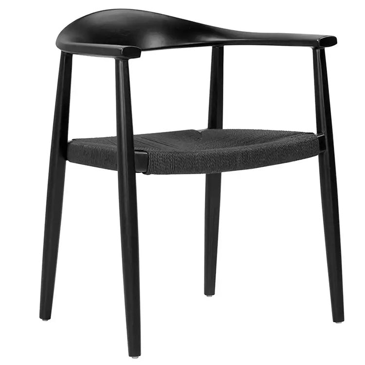 Silla Bangkok Asiento Tejido - Negro