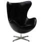 Sillon Egg Piel - Negro